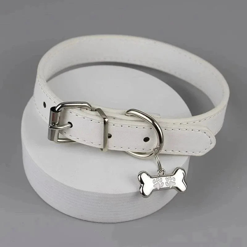 Colorful Leather Dog Claw Bone Punk Trendy Necklace for Women Exquisite PU Charms Choker Sweet Cool Party Jewelry Y2K Gifts