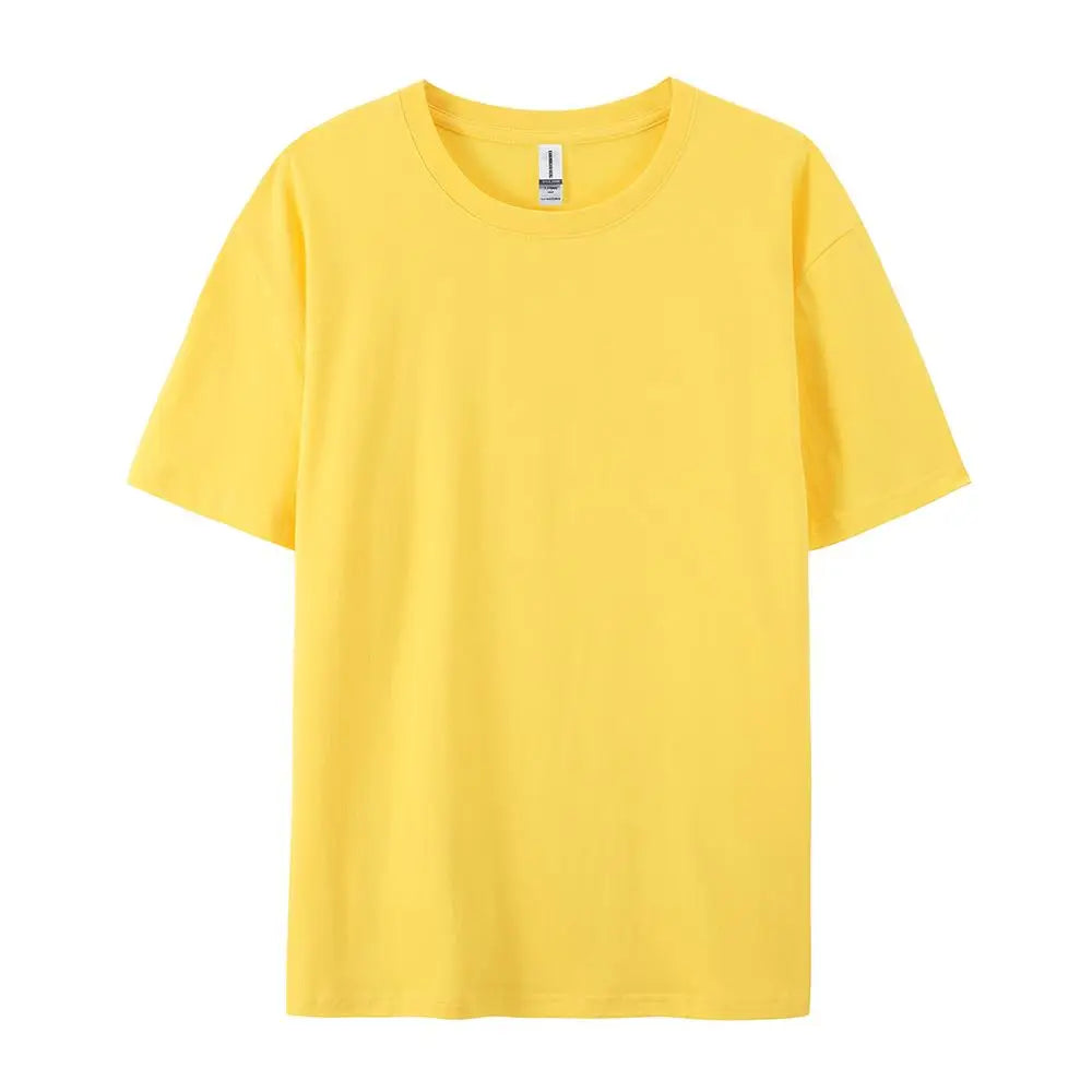 100% Cotton Solid T-shirts Summer Casual Women Sporty Short Sleeve Tees Fashion White Black Clothing Loose O-Neck Female Tops