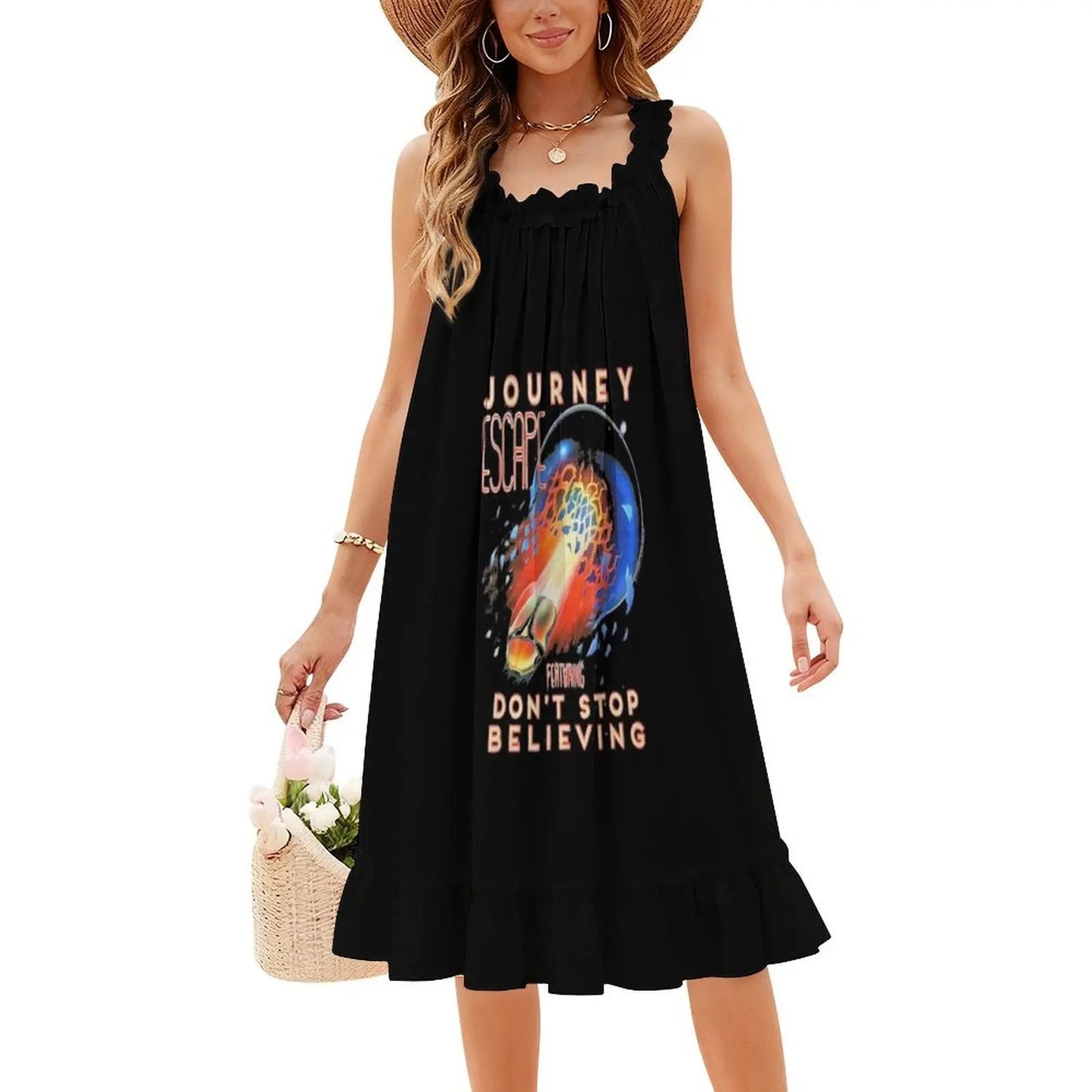 Escape Journey Legendaris-Don'T Stop Believing Sweetheart Neckline Dress Elegant Summer Party Dress For Women Escape Journey