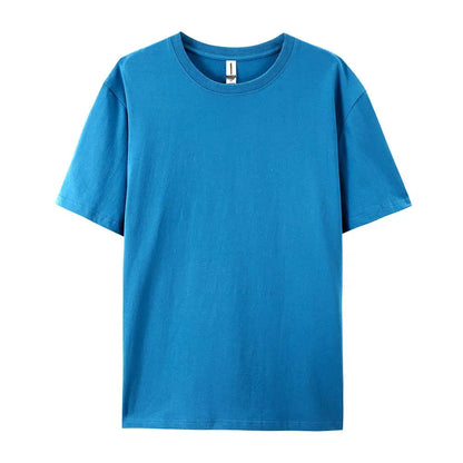 100% Cotton Solid T-shirts Summer Casual Women Sporty Short Sleeve Tees Fashion White Black Clothing Loose O-Neck Female Tops