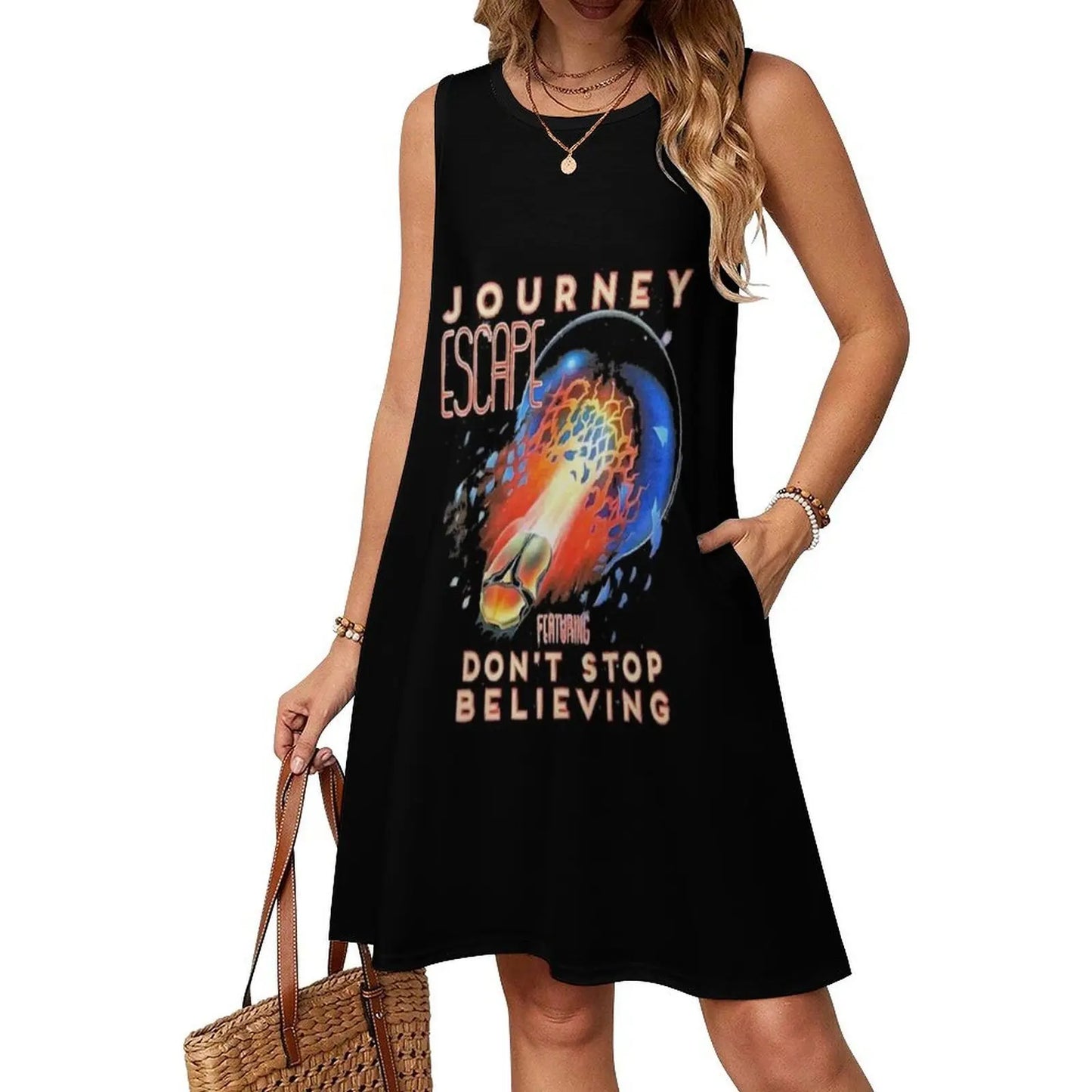 Escape Journey Legendaris-Don'T Stop Believing Sweetheart Neckline Dress Elegant Summer Party Dress For Women Escape Journey