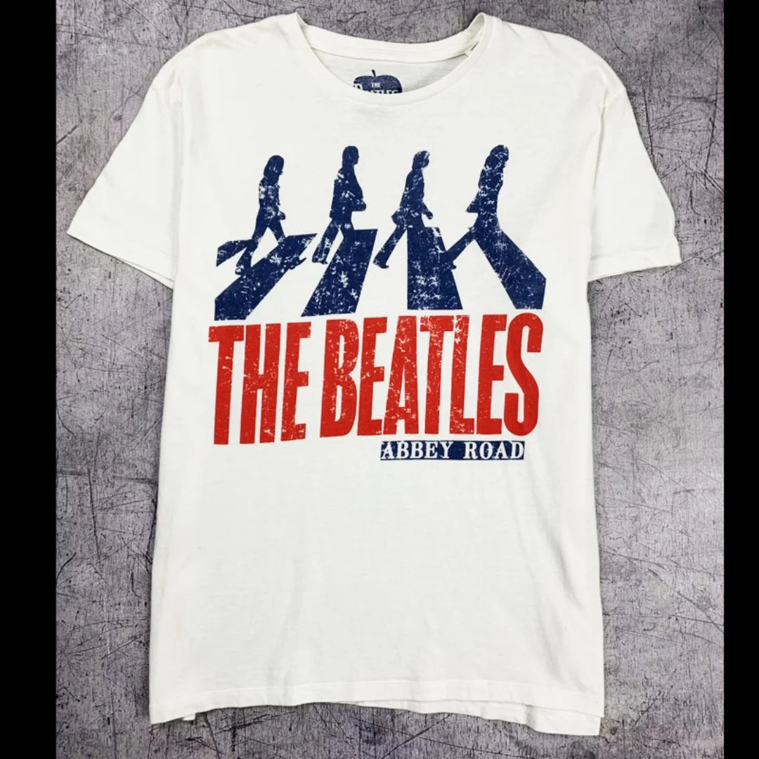 The Beatles vintage rock American retro T-shirt Spring Fashion Sports Pure cotton Men's T-Shirt Kid's Clothing Tee Y2k Woman