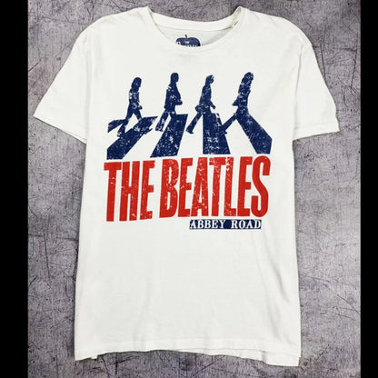 The Beatles vintage rock American retro T-shirt Spring Fashion Sports Pure cotton Men's T-Shirt Kid's Clothing Tee Y2k Woman