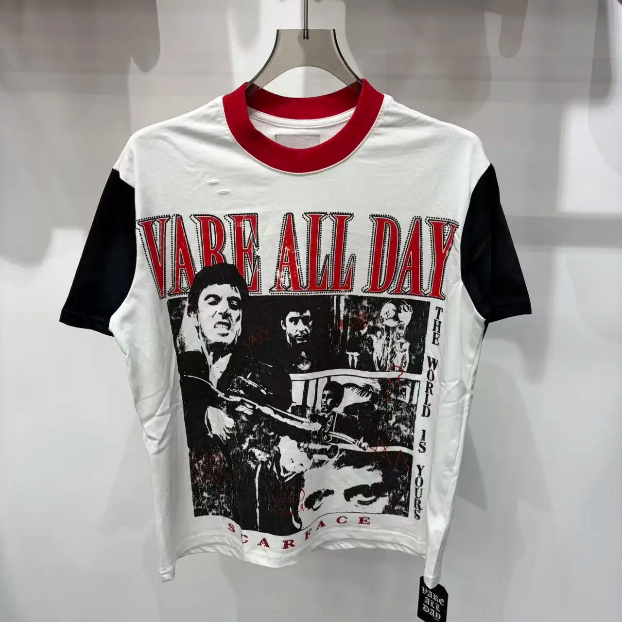 2026 New Fashion Streetwear Shinning Diamond Baggy Tshirts for Men and Women Short Sleeve Rhinestone Cotton Top Tees Oversized