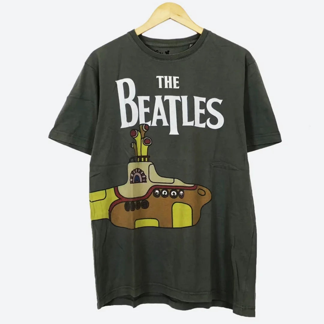 The Beatles vintage rock American retro T-shirt Spring Fashion Sports Pure cotton Men's T-Shirt Kid's Clothing Tee Y2k Woman