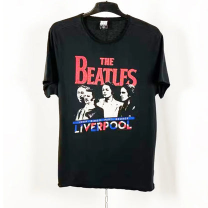 The Beatles vintage rock American retro T-shirt Spring Fashion Sports Pure cotton Men's T-Shirt Kid's Clothing Tee Y2k Woman