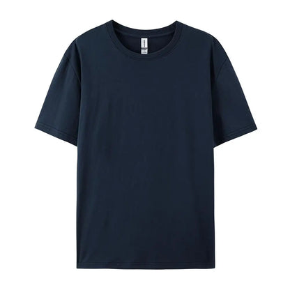100% Cotton Solid T-shirts Summer Casual Women Sporty Short Sleeve Tees Fashion White Black Clothing Loose O-Neck Female Tops