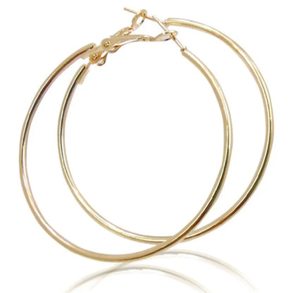 New Fashion Geometric Hollow Circle Hoop Earrings Fashion Jewelry boucle o'reilles femmes Hyperbole Brincos For Women Gilrs Gift