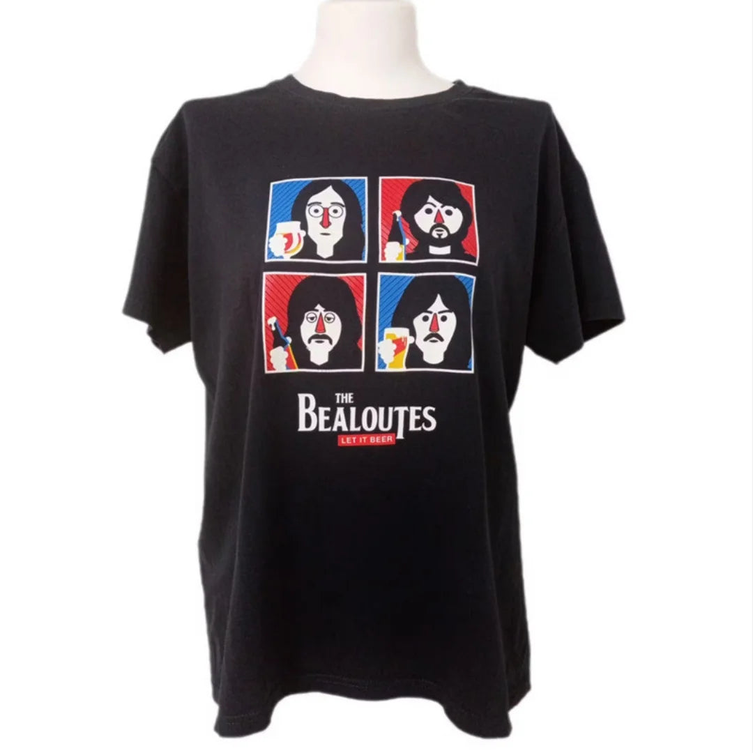 The Beatles vintage rock American retro T-shirt Spring Fashion Sports Pure cotton Men's T-Shirt Kid's Clothing Tee Y2k Woman