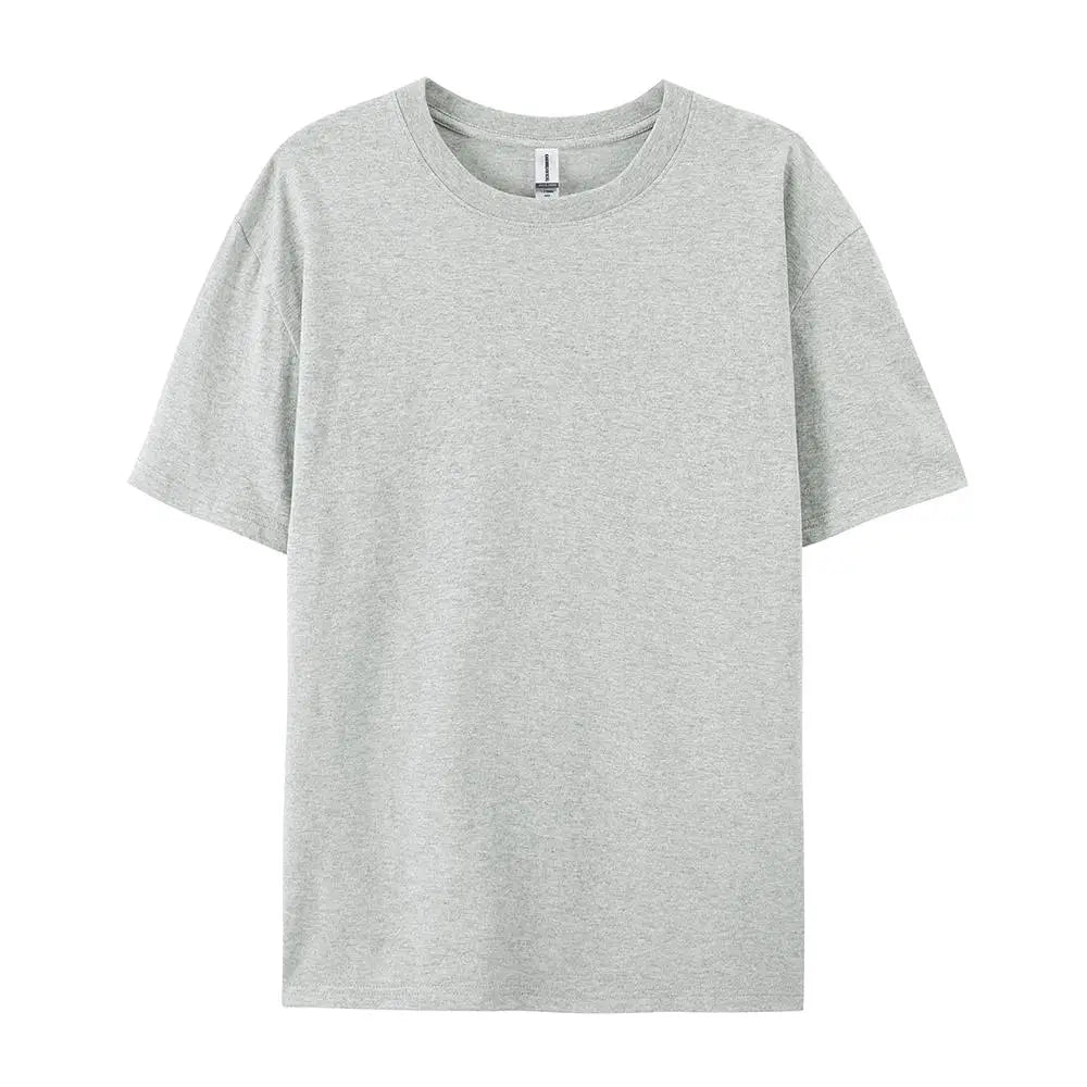 100% Cotton Solid T-shirts Summer Casual Women Sporty Short Sleeve Tees Fashion White Black Clothing Loose O-Neck Female Tops