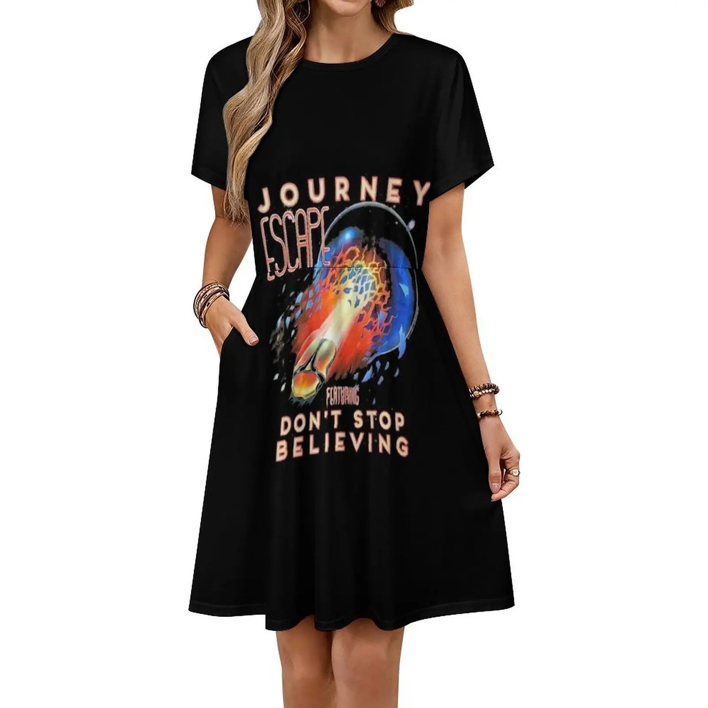 Escape Journey Legendaris-Don'T Stop Believing Sweetheart Neckline Dress Elegant Summer Party Dress For Women Escape Journey