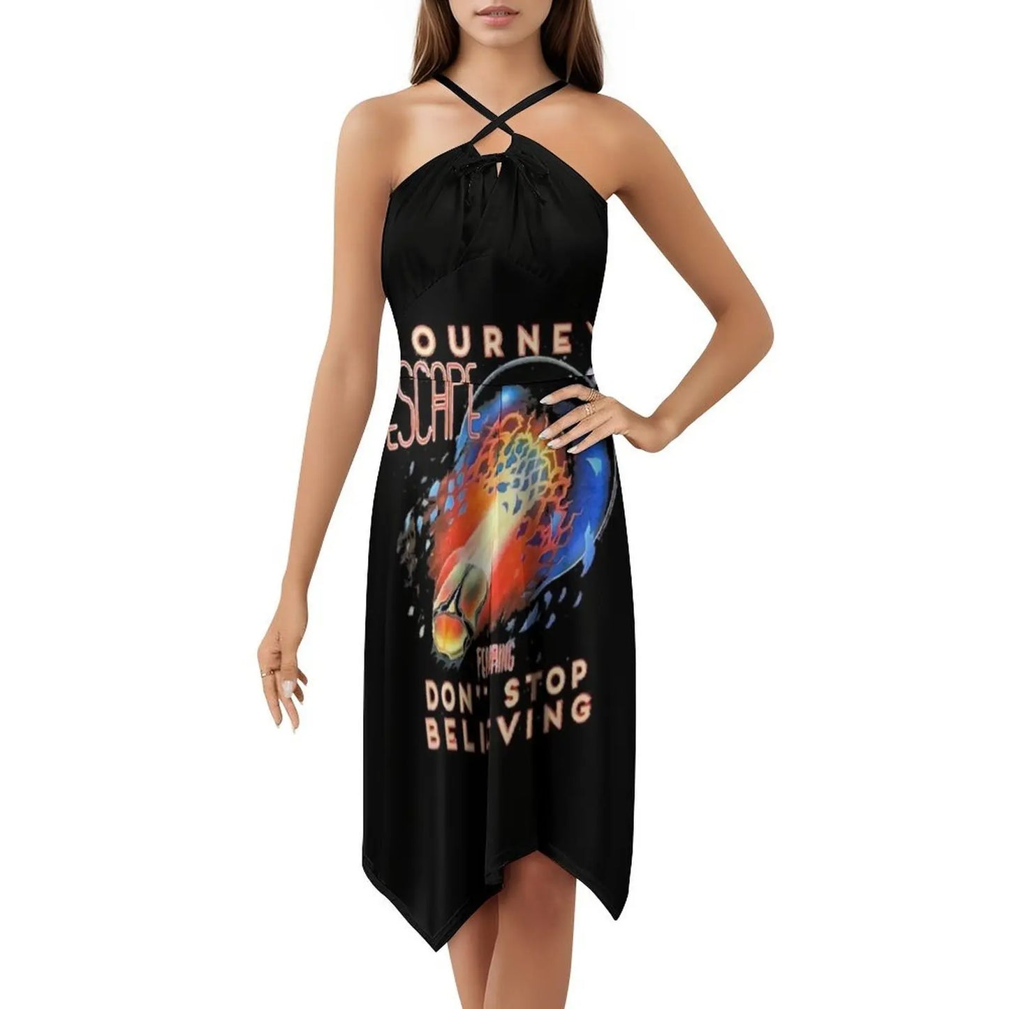 Escape Journey Legendaris-Don'T Stop Believing Sweetheart Neckline Dress Elegant Summer Party Dress For Women Escape Journey