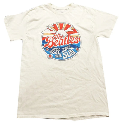 The Beatles vintage rock American retro T-shirt Spring Fashion Sports Pure cotton Men's T-Shirt Kid's Clothing Tee Y2k Woman