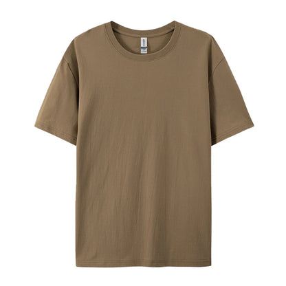 100% Cotton Solid T-shirts Summer Casual Women Sporty Short Sleeve Tees Fashion White Black Clothing Loose O-Neck Female Tops