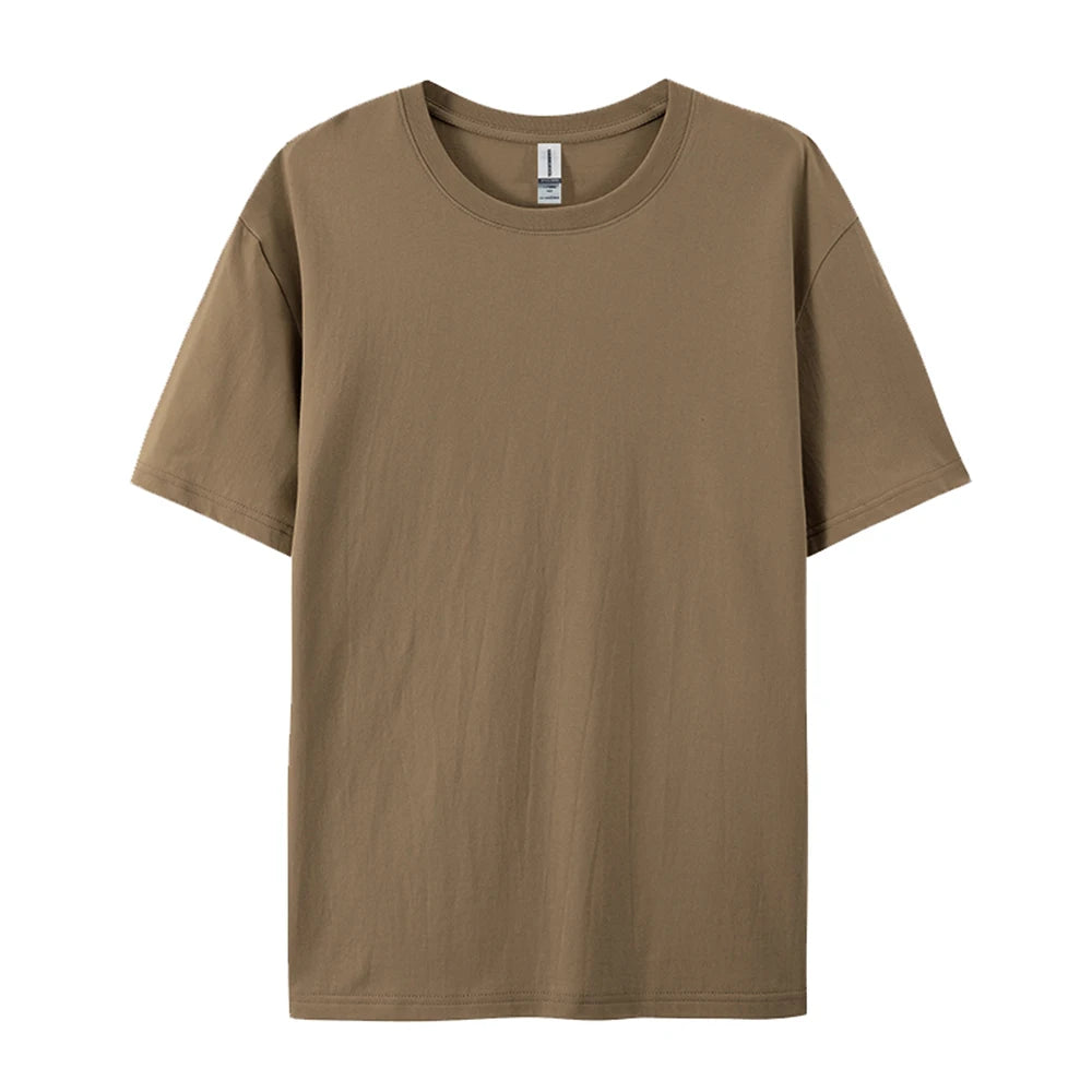 100% Cotton Solid T-shirts Summer Casual Women Sporty Short Sleeve Tees Fashion White Black Clothing Loose O-Neck Female Tops