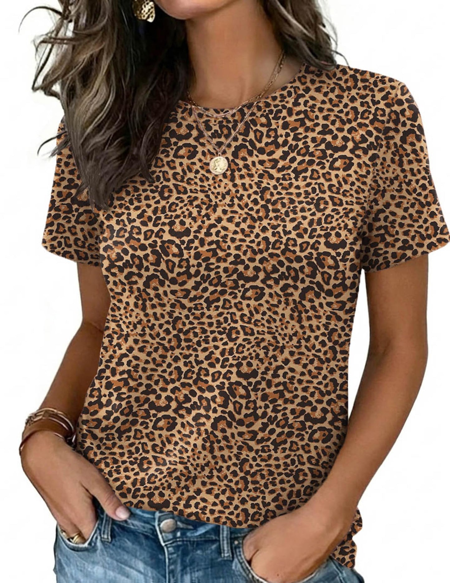 Zeagoo Womens Tshirt Short Sleeve Summer Tops Crewneck Casual Basic Tee Shirts Spring Clothes Trendy Outfit