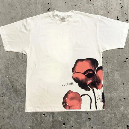 Harajuku Letter Graphic T Shirts Y2k Tops Men Women High Street Oversized T Shirt Pro Choice Streetwear Vintage Tee Clothing