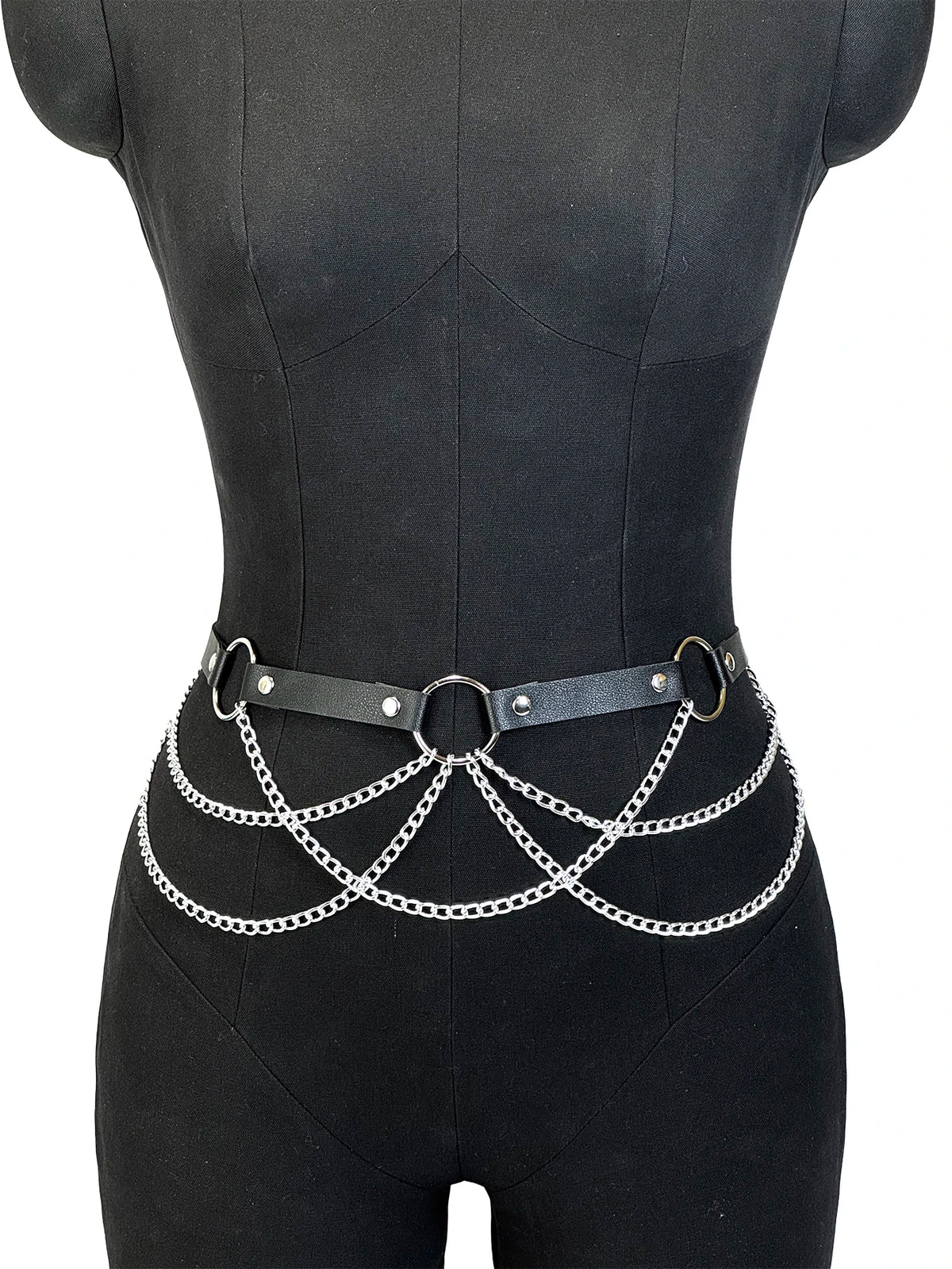1PC Fashion Belt Female Street Style Waist Chain Tassels Belt Adjustable Casual Decorative Chain Gothic Clothing Accessories