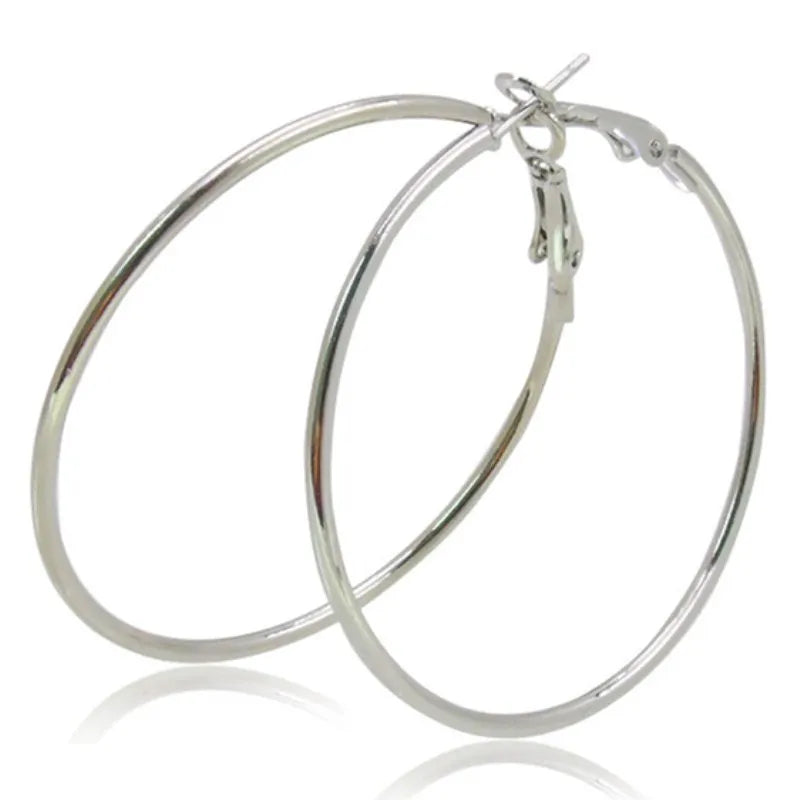 New Fashion Geometric Hollow Circle Hoop Earrings Fashion Jewelry boucle o'reilles femmes Hyperbole Brincos For Women Gilrs Gift