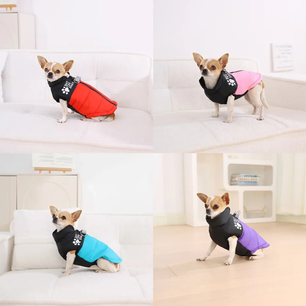 Camping Puppy Clothes With D-ring Pet Ultralight Hiking Jacket For Small Dogs Windproof Costumes Cat Warm Outdoor Coat Chihuahua