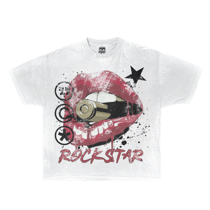 ArnukiClothing white cotton T-shirt, casual streetwear style, fits true to size, perfect for confident everyday wardrobe essentials.