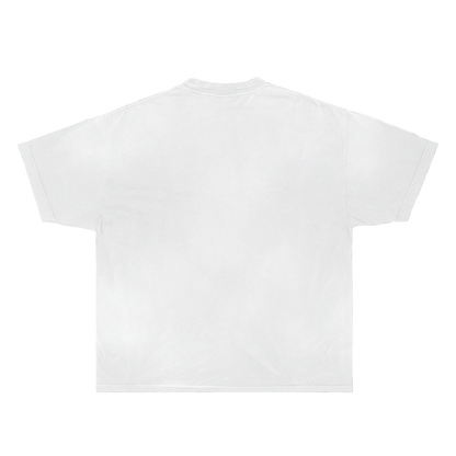 ArnukiClothing white cotton T-shirt, casual streetwear style, true to size, perfect for everyday confident fashion.