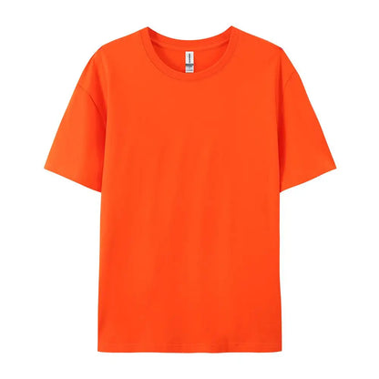 100% Cotton Solid T-shirts Summer Casual Women Sporty Short Sleeve Tees Fashion White Black Clothing Loose O-Neck Female Tops
