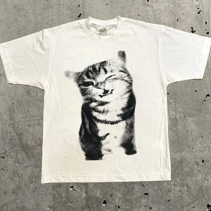 Harajuku Letter Graphic T Shirts Y2k Tops Men Women High Street Oversized T Shirt Pro Choice Streetwear Vintage Tee Clothing