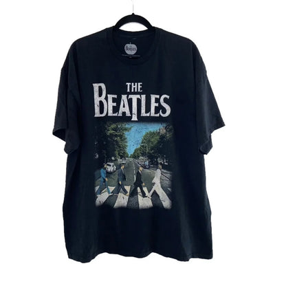 The Beatles vintage rock American retro T-shirt Spring Fashion Sports Pure cotton Men's T-Shirt Kid's Clothing Tee Y2k Woman