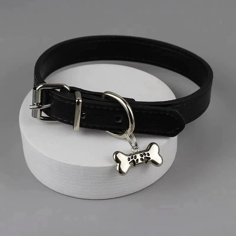 Colorful Leather Dog Claw Bone Punk Trendy Necklace for Women Exquisite PU Charms Choker Sweet Cool Party Jewelry Y2K Gifts
