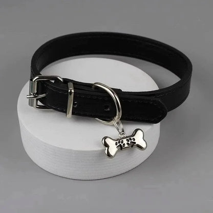 Colorful Leather Dog Claw Bone Punk Trendy Necklace for Women Exquisite PU Charms Choker Sweet Cool Party Jewelry Y2K Gifts