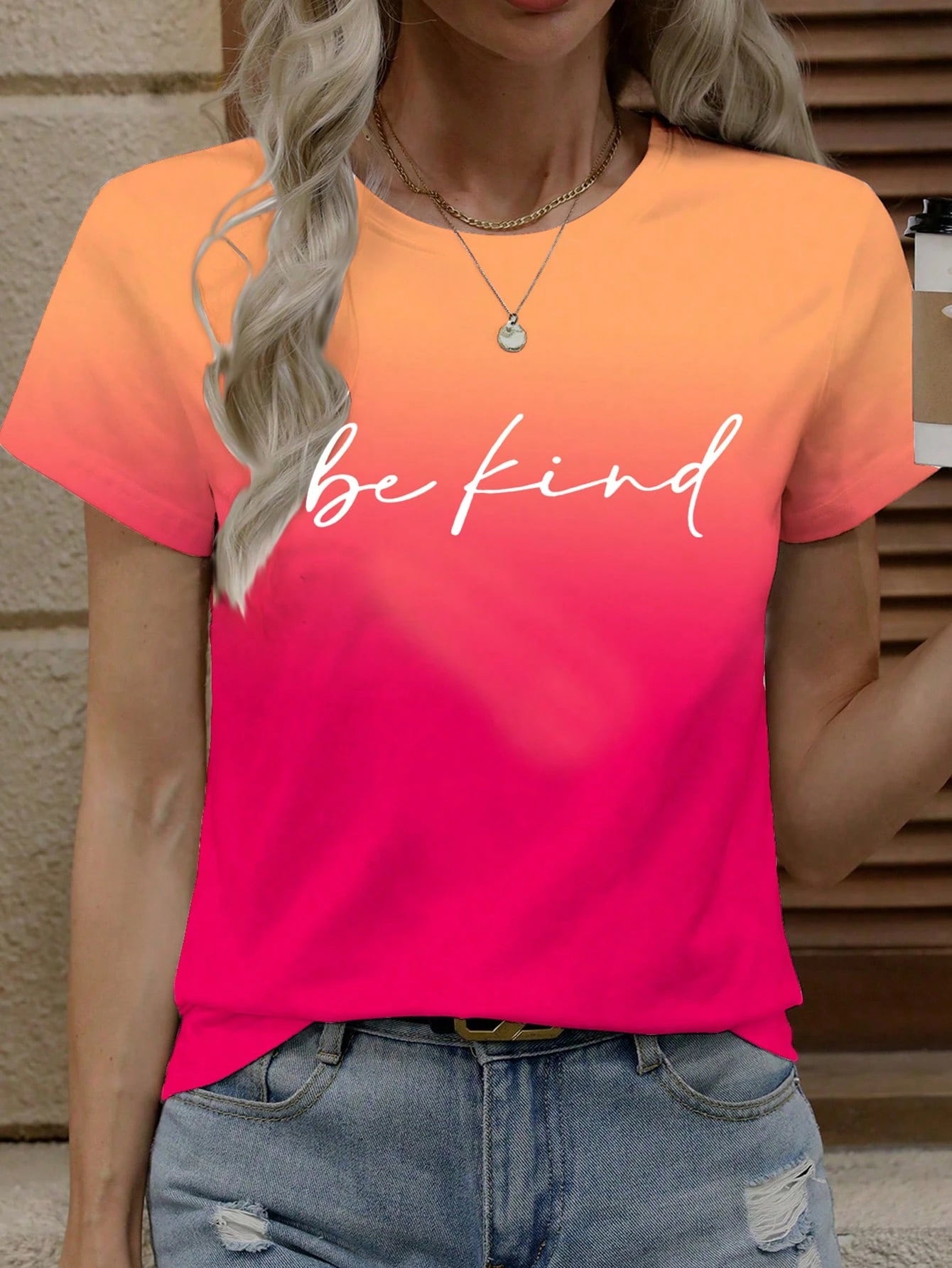 Women's T-Shirt Abstract Face Line Art Graphic Print Tops Casual O-Neck Short Sleeve Tee Summer Outdoor Fashion Female Clothing