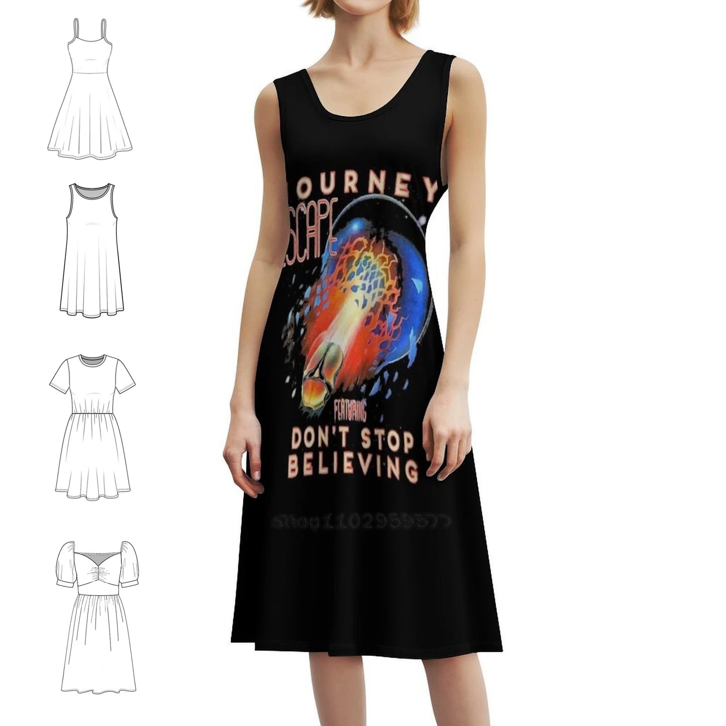 Escape Journey Legendaris-Don'T Stop Believing Sweetheart Neckline Dress Elegant Summer Party Dress For Women Escape Journey