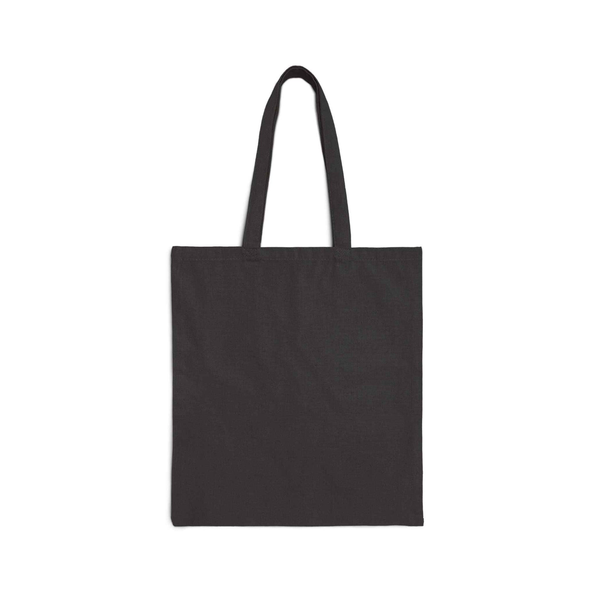 Rustic cowgirl canvas tote bag by Grit Grace Skies, printed by Printify, featuring a stylish natural design for everyday adventures.