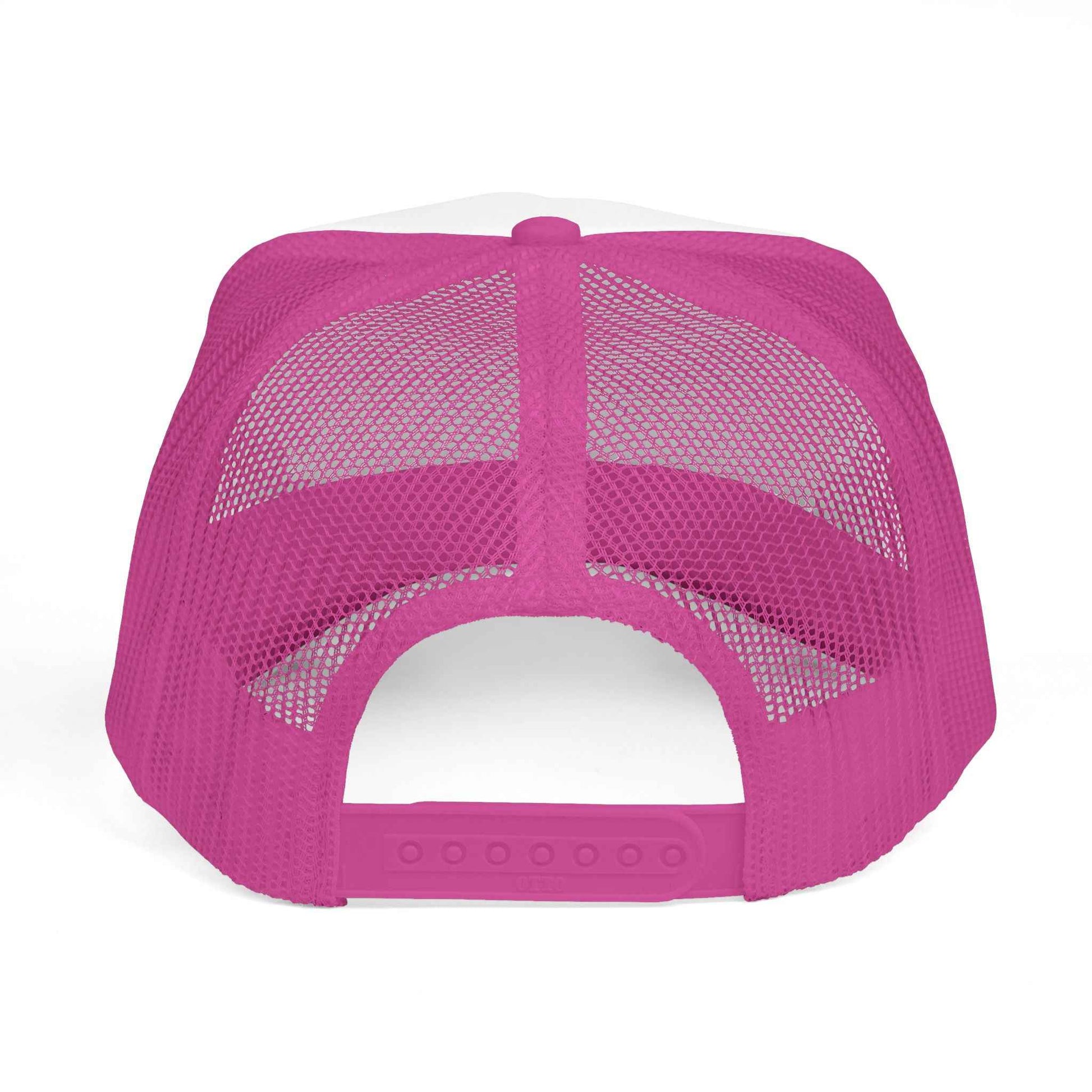 Pink cowboy disco ball trucker cap by Printify, stylish hat for fun summer days with a shiny, eye-catching design.