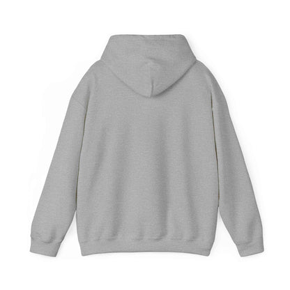 Navy sun-bleached prairie patch hoodie by Printify, featuring a casual fit and patch details on the front.