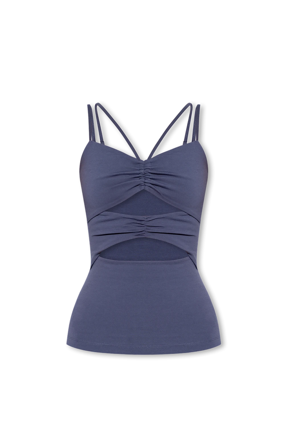 Blue Samsoe Samsoe Mona sleeveless top by Redemption by Ashley North, with a relaxed fit and stylish design.