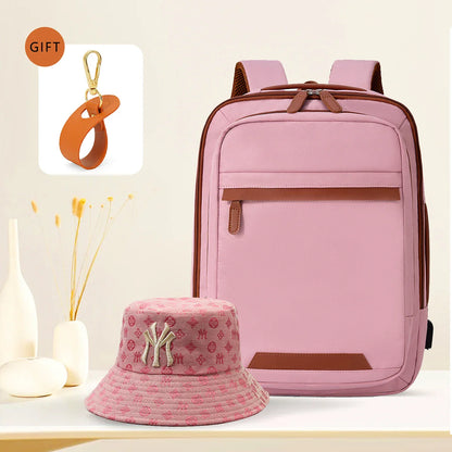 Black waterproof USB rechargeable backpack from Stone's Store, large unisex laptop and school bag for men and women.