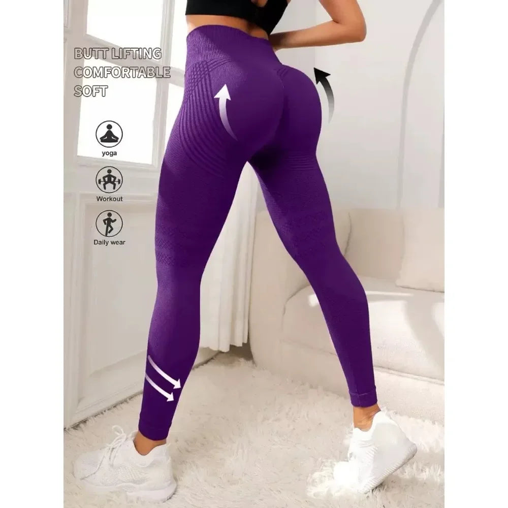 FlexLift™ yoga leggings by Stone's Store featuring a sleek design for sculpting, stretching, and shining during workouts.