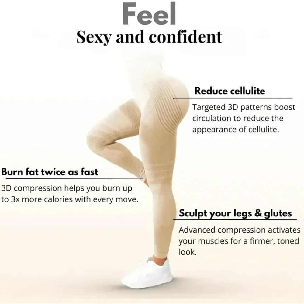 FlexLift™ Yoga Leggings by Stone's Store, designed for sculpting, stretching, and shining during yoga or workouts.