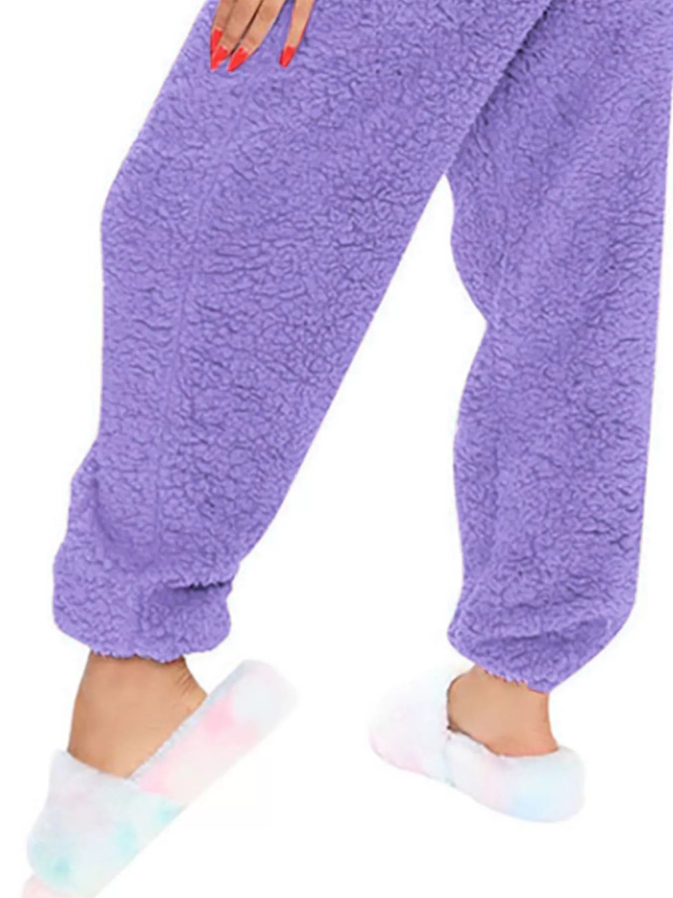 Fleece Hooded Open Back Jumpsuit - Redemption By Ashley North