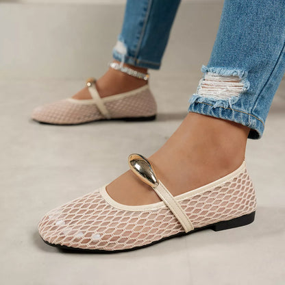 Black square toe slip-on shoes from Trendsi, featuring a sleek design and comfortable fit for casual or office wear.