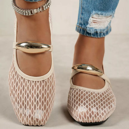 Black square toe slip-on shoes from Trendsi, featuring a sleek design and comfortable fit, shown in size 36.