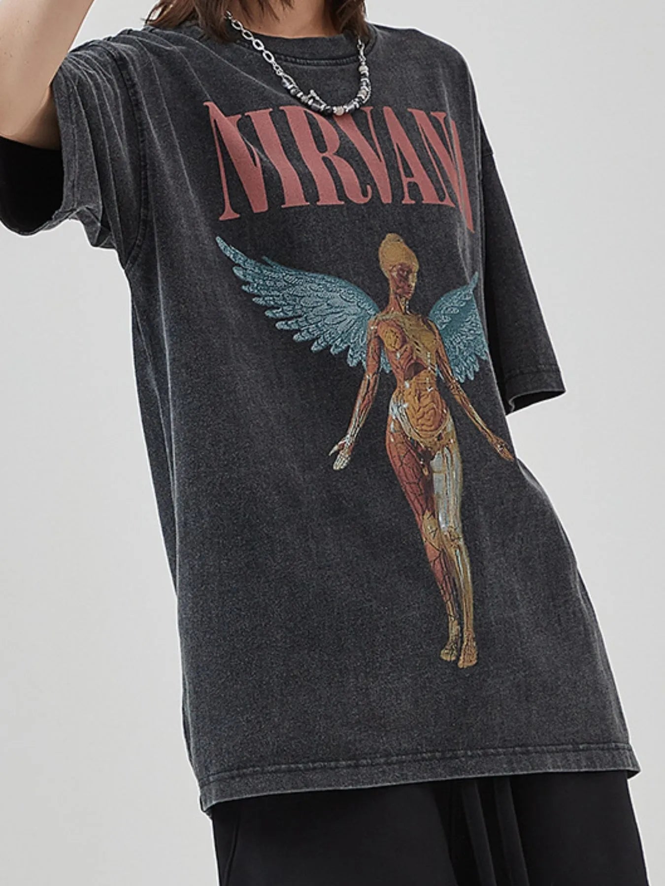 Men's Graphic Round Neck Short Sleeve T-Shirt - Redemption By Ashley North