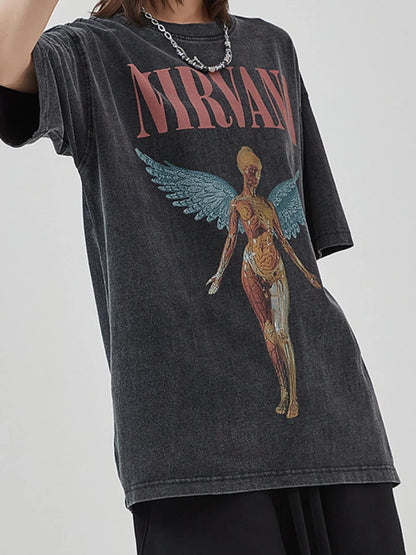 Men's Graphic Round Neck Short Sleeve T-Shirt - Redemption By Ashley North