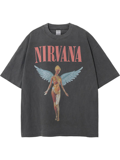 Men's Graphic Round Neck Short Sleeve T-Shirt - Redemption By Ashley North