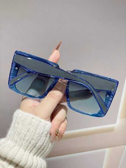Oversized Gradient Square Sunglasses - Redemption By Ashley North