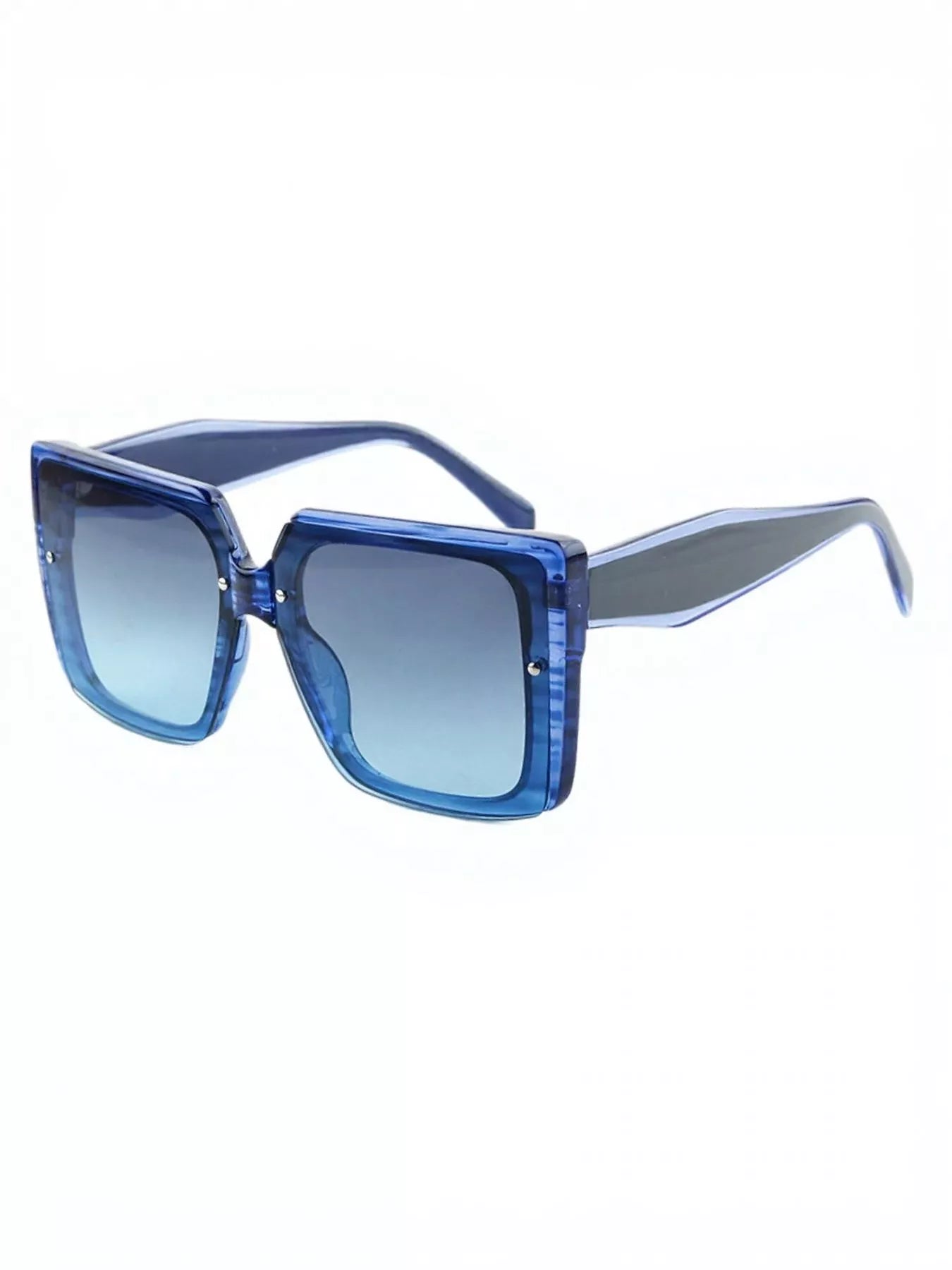 Oversized Gradient Square Sunglasses - Redemption By Ashley North