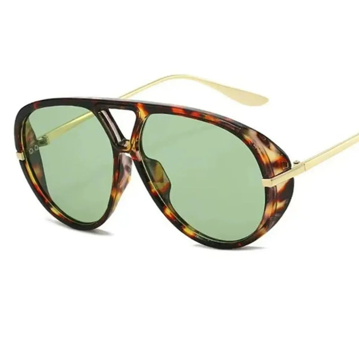 Trendsi UV protection tinted sunglasses with dark lenses and sleek black frames, designed for stylish sun protection.