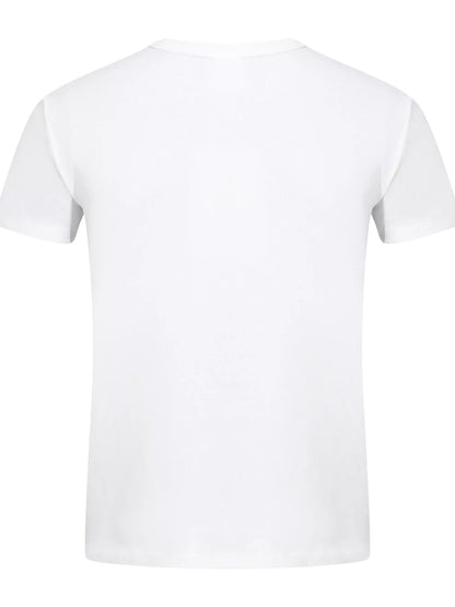 Dark gray men's round neck short sleeve T-shirt by Trendsi, casual fit, soft fabric, displayed on a plain background.